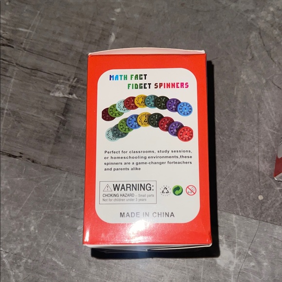 Colorful Math Fact Fidget Spinners Set - Picture 3 of 5
